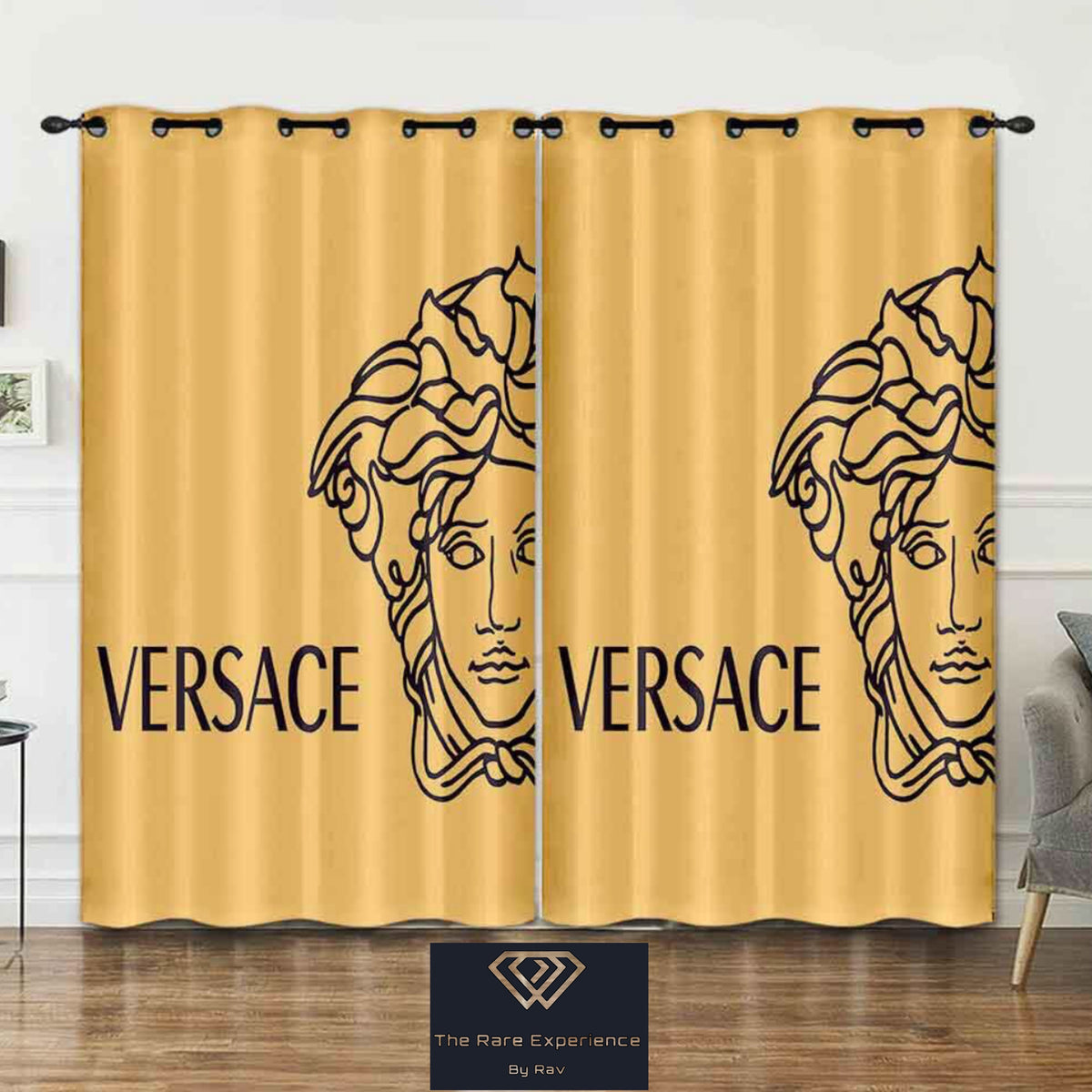 LUXE Designer Bathroom/ Bedroom Curtains – The Rare Experience by