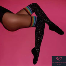 Load image into Gallery viewer, RARE Bling “Knee Length” Socks
