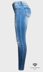 RARE “Pearl Distressed” Jeans