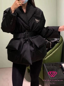 “PRADA Me” Nylon Puffer Blazer