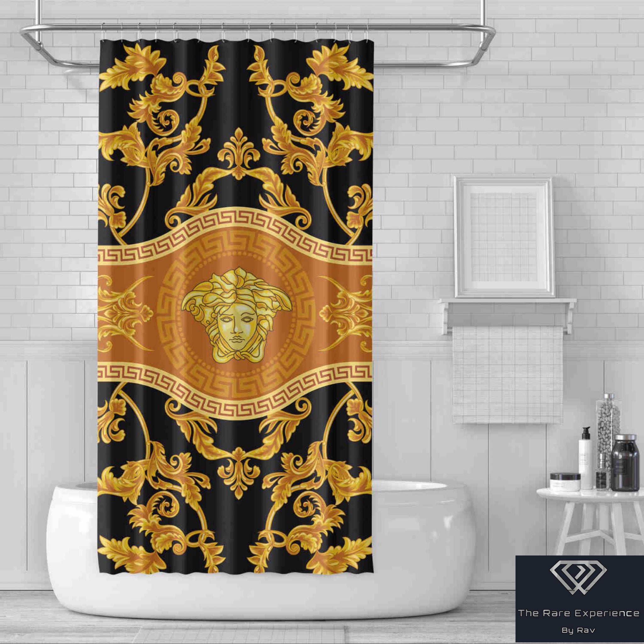 LUXE Designer Bathroom/ Bedroom Curtains – The Rare Experience by