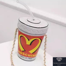 Load image into Gallery viewer, Moschino Style “Fast Food Drink” Bag
