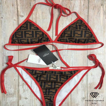Load image into Gallery viewer, Designer Logo Bikini swimsuit