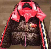 Load image into Gallery viewer, FF Logo Reversible Down Coat
