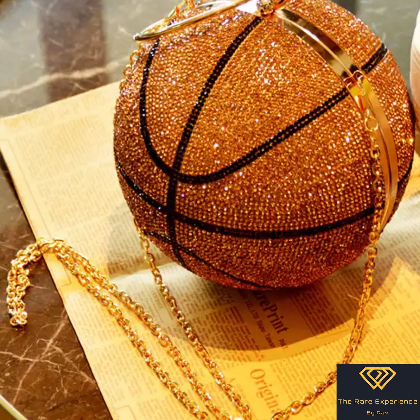 RARE “BBall Bling” Messenger Clutch